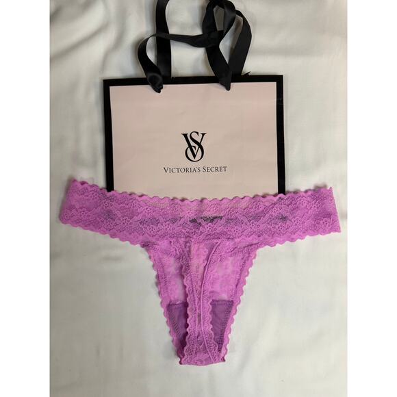 NWT Victoria’s Secret Vintage All Lace Cheeky Panty – Pink – Size XS – 2015 - Picture 2 of 4